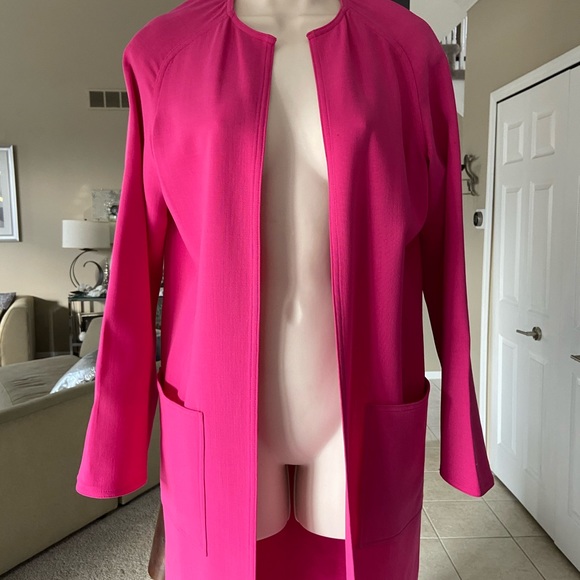 Worth Jackets & Blazers - WORTH Pink open front long blazer